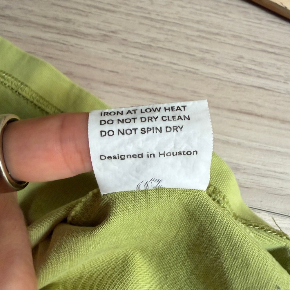 A Blissful State of Mind Boxy Tee Lime Green Small Good - Picture 4 of 10